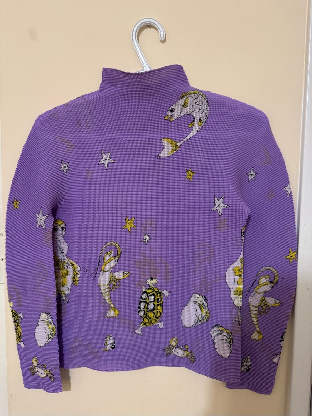 me Issey Miyake Novelty Mock Neck Top